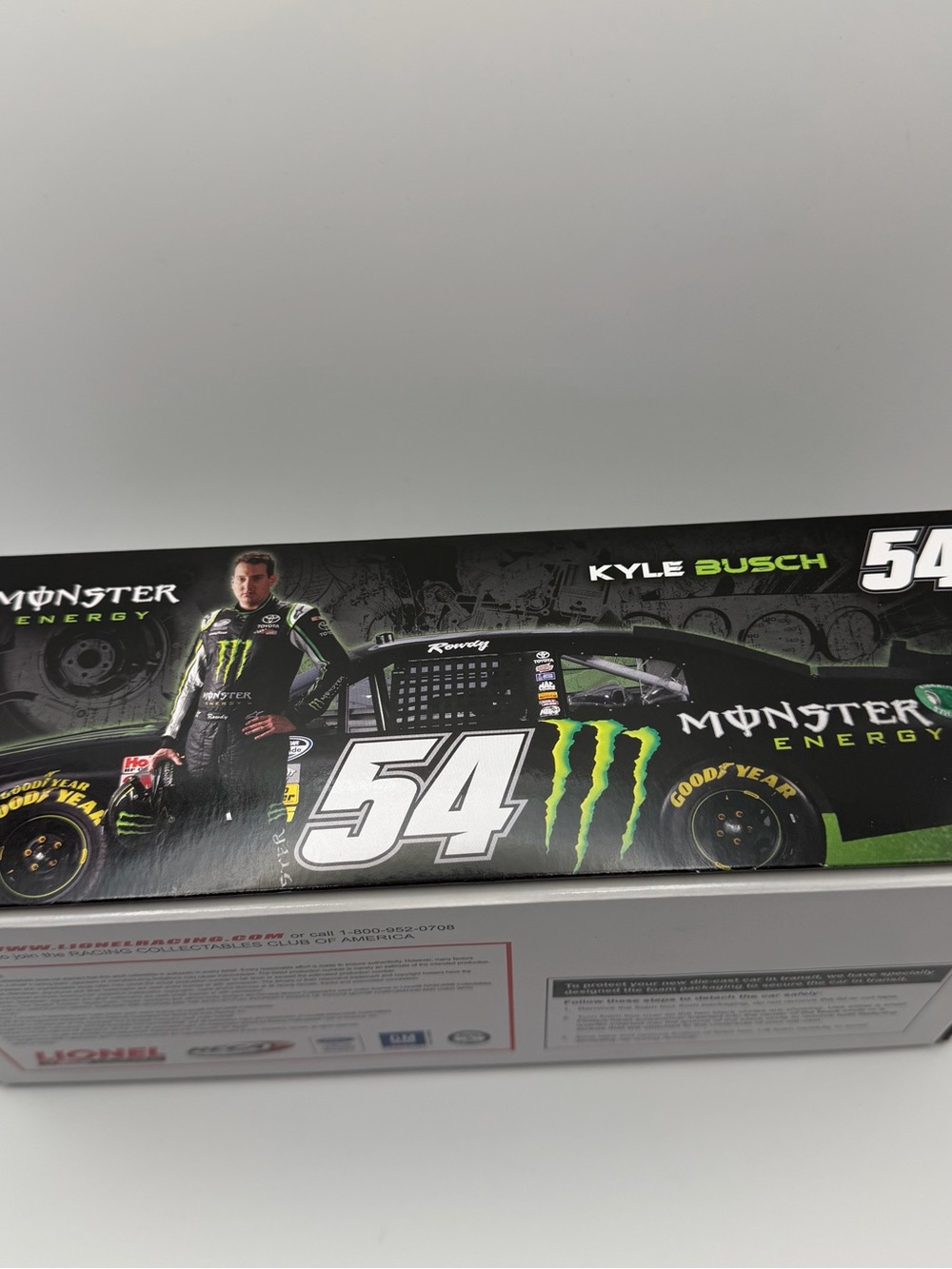 2013 Camery #54 Kyle Busch KBM Monster Energy 1:24 Scale Action Racing Stock Car - Picture 10 of 16